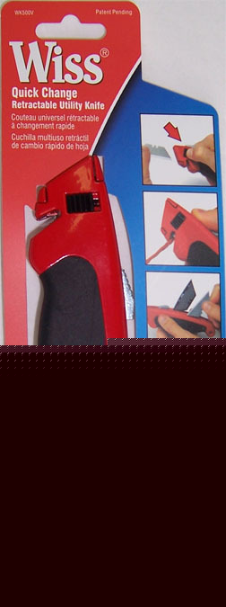 Wiss WK500V quick change utility knife w/blade storage