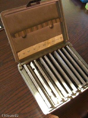 *usa made* parallel bar ultra machinist tool set 1/2