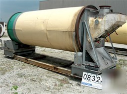Used: rotary air dryer, 304 stainless steel. horizontal