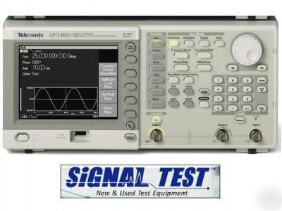 Tektronix AFG3021 25 mhz function generator-demo unit 