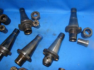 Lot cnc mill taper 40 holders spi erickson milling tool