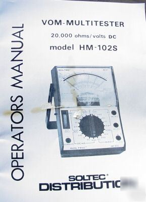 Soltec mdl hm-102S multimeter~vom-multitester~ 