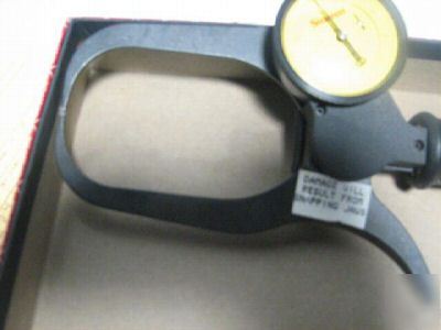 Starrett outside dial indicator gage 25MM range 1017M-1