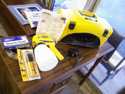 Wagner 2 step pro duty power painter w/radio tool box 