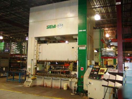 440TON seyi sutherland straight side double crank press