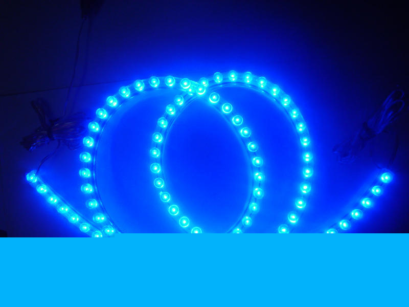Blue 12V 96 led bulb lamp 96CM pvc neon light stripe