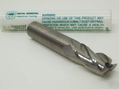 Carbide end mill 3/8 x 3/8 4FL metal removal M33911