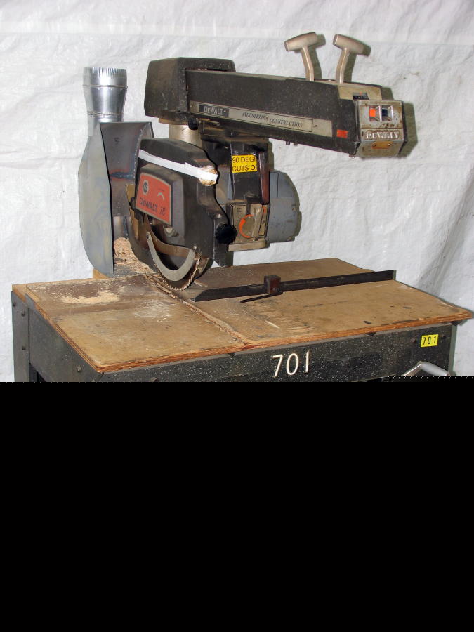 Dewalt / b & d radial arm saw