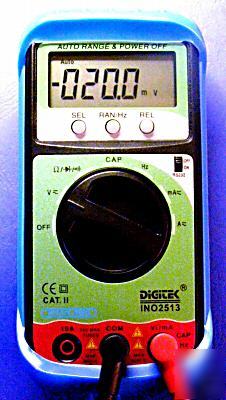 Dmm multimeter auto range + pc interface + data logging
