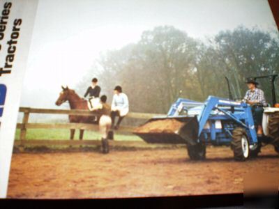 Ford 1000 series tractors sales literature, 1983