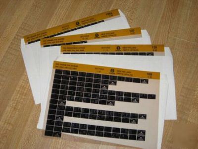Ford 340A/b 540A/b 445 445A 450 545 parts catalog fiche