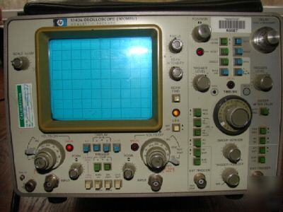 Hewlett packard hp 1740A 100 mhz oscilloscope 2 channel