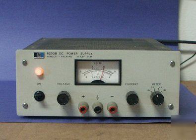 Hp 6203B 7.5 volt 3 amp bench power supply 