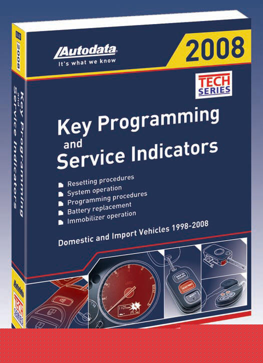New * * 2008 autodata keyless remote programming book
