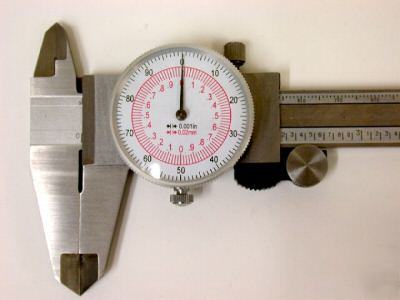 New 6 inch / metric dual dial caliper 141500. in box 