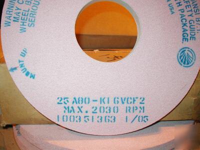 New norton grinding wheel 25A80K16VCF2 16 x 1 x 5 