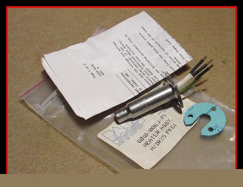Pace solder extractor heater assembly h/ir 25