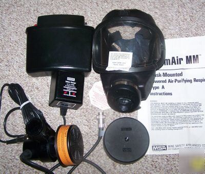 Powered air-purifying respirator & battery + charger 