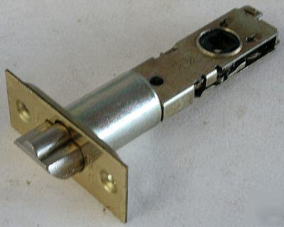 Schlage f series deadlatch brass entrance 2 3/4