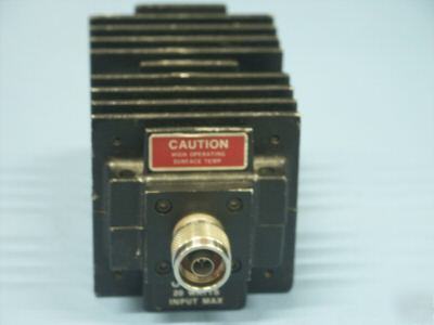 Weinschel 40-6-34 coaxial high power dc - 1.5 ghz, 6 db