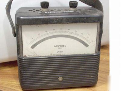 Weston d.c. volts model 901 3 scales use 5K ohms per v