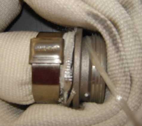 White fire hose approx. 50FT connectors 1-1/2