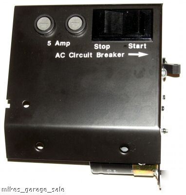 Control panel/5 amp circuit breaker onan 300-3125 *obo*