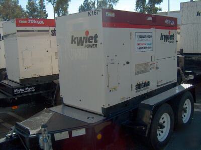 Diesel portable 45KVA kwiet power generator