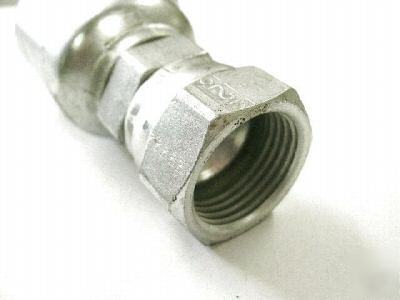 Hydraulic crimp fitting 1/2 inch female jic f/ 1/2 hose