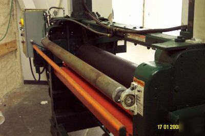 Laminator nip roller pneumatic