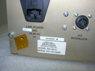 Laser power supply w/pf box model:5410 230V 