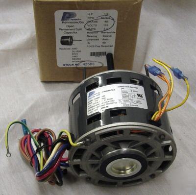 1/4 hp 1075 115 v 3 speed furnace blower fan motor 3583