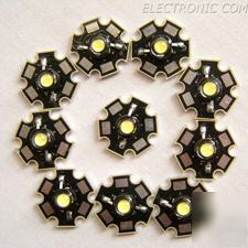 10PCS high power 100LM 3W white leds