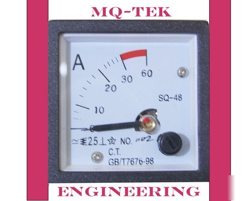 Ac 0-30A analog ampere panel meter current amp ammeter