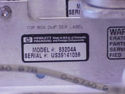 Agilent 83204A tdma cellular adapter w/ cables