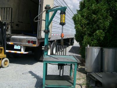 Hoist work table pneumatic cylinder crane heavy built
