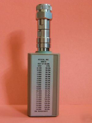 Hp/agilent power sensor 8481D warranty