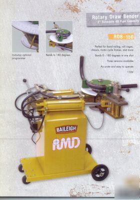 Hydraulic rotary draw bender 