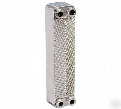 M 60 plate copper brazed heat exchanger water beer wort