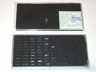 New 200 pcs quartz silica 2.8MM od; 1.8MM id; 6.09MM l - 