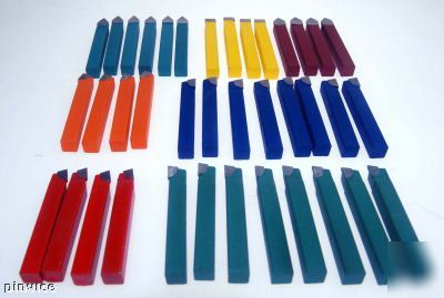Set of 38 tct lathe tools 1/2