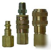 Standard air quick couplers disconnects nipple 1/4 mnpt