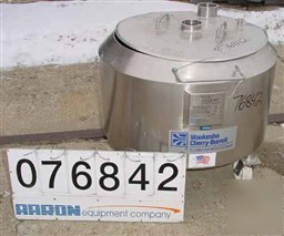 Used: waukesha kettle, 40 gallon, stainless steel, vert