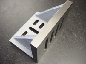 Webbed angle plates 8 x 6 x 5 ground 