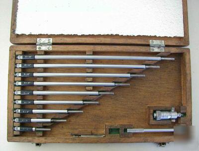 Machinist tool mitutoyo inside micrometer set 3-12