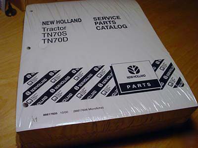 New holland TN70S TN70D tractor parts manual catalog nh