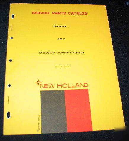 New holland mower conditioner model 477