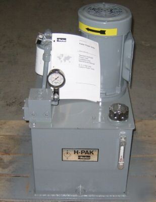 Parker vertical power unit h-pak 5HP 3.2GPM 10GAL