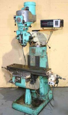 1-1/2 hp bridgeport vertical mill series 1