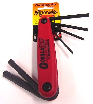 1 bondhus HF6M 3-10MM fold-up gorilla grip hex set